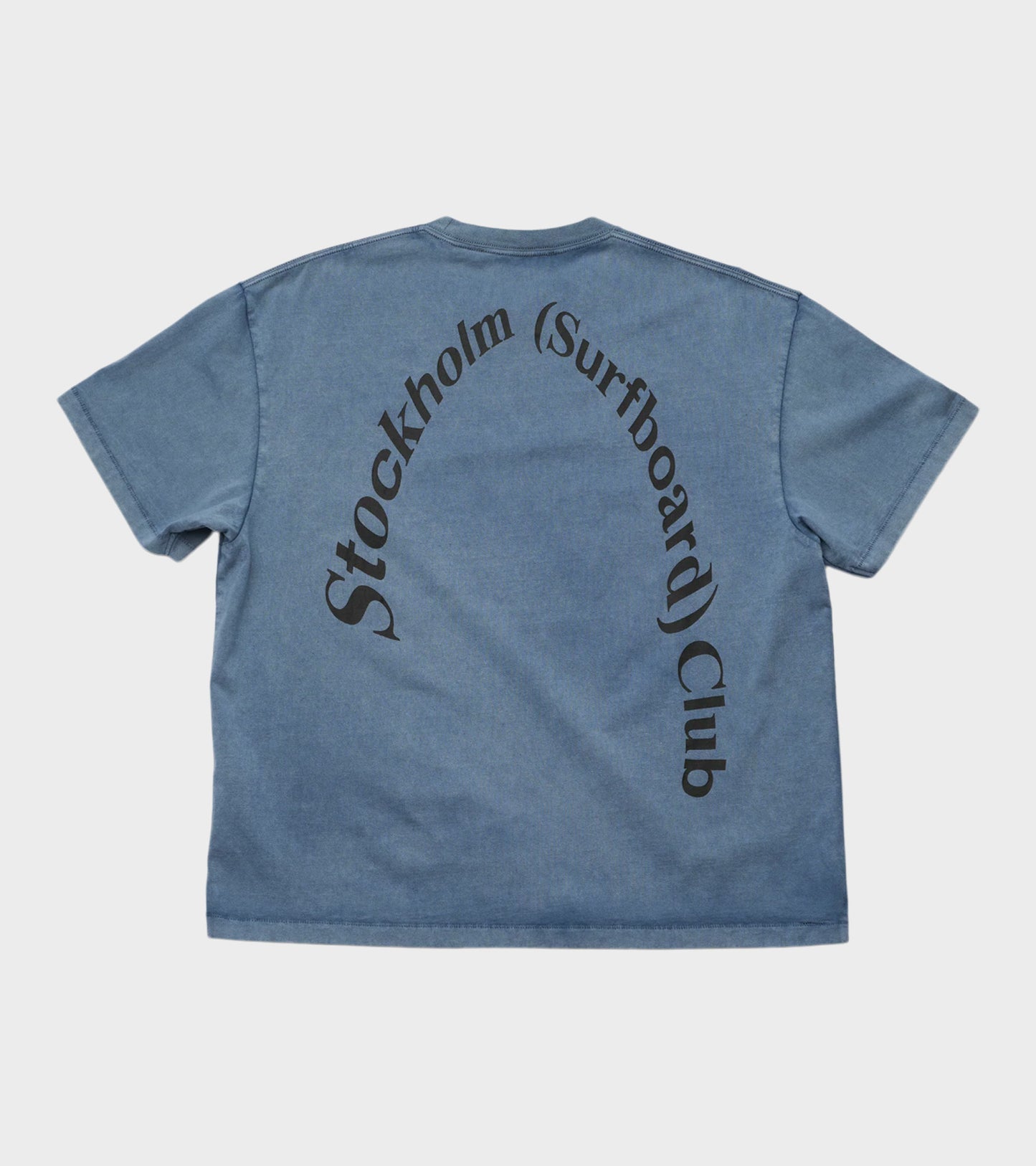 Back Logo Box Tee Old Sea