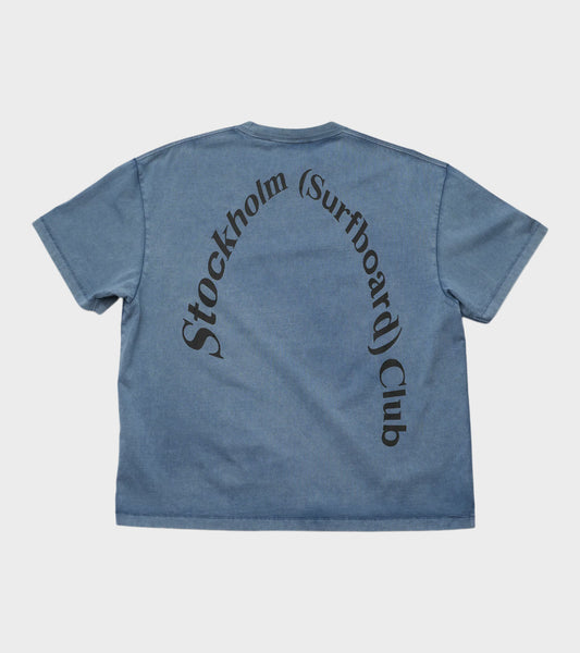 Back Logo Box Tee Old Sea