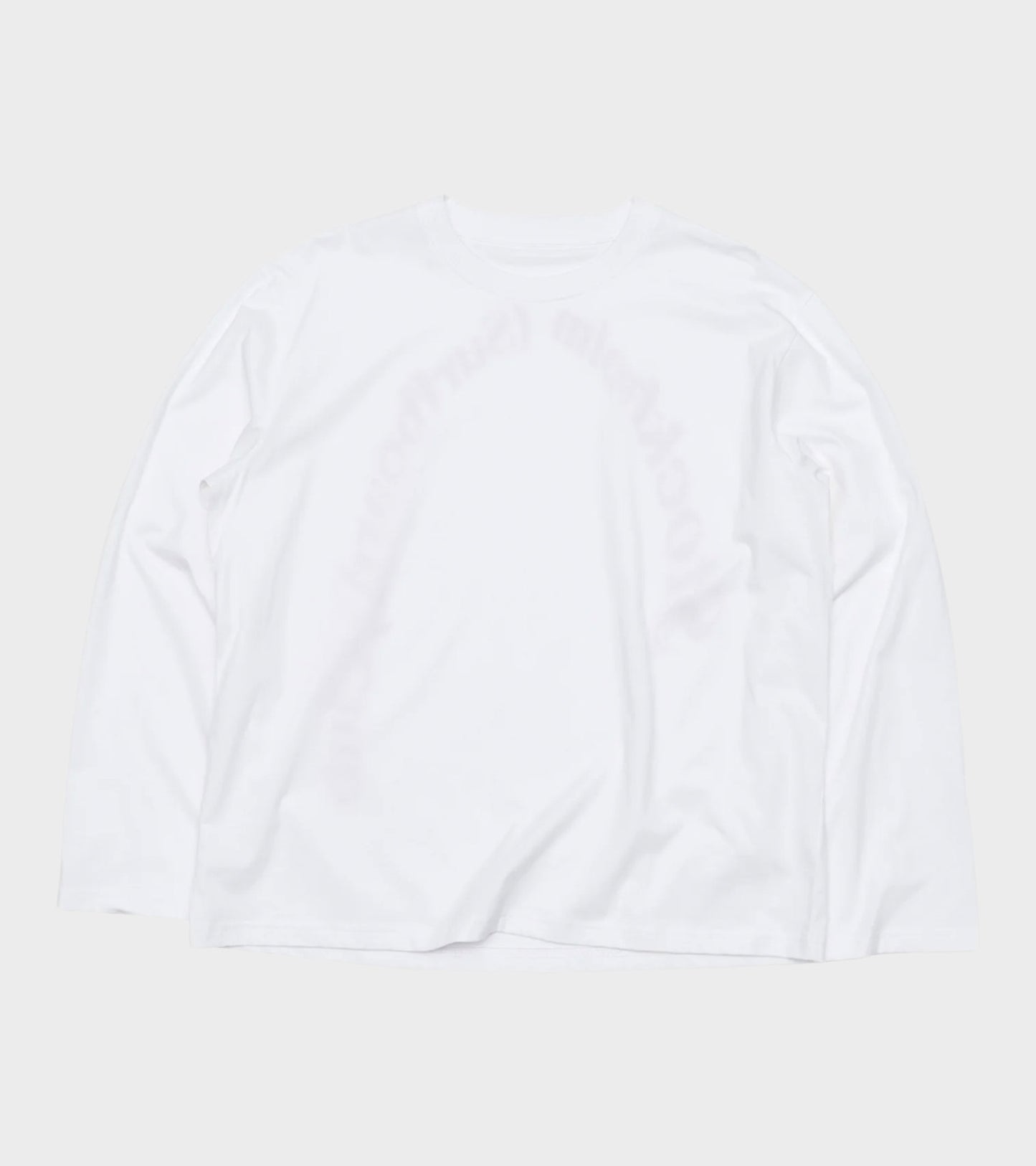 Greg Back Logo Longsleeve White
