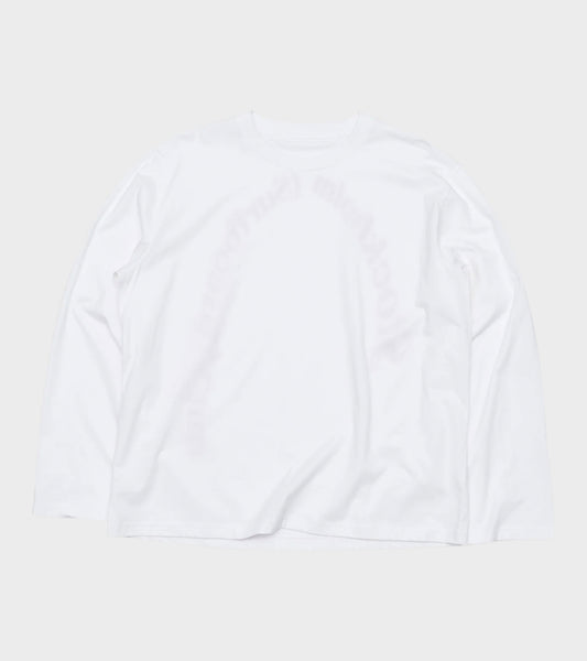 Greg Back Logo Longsleeve White