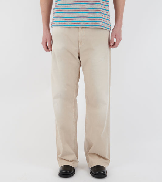 Ralf Cotton Chino Trousers Beige