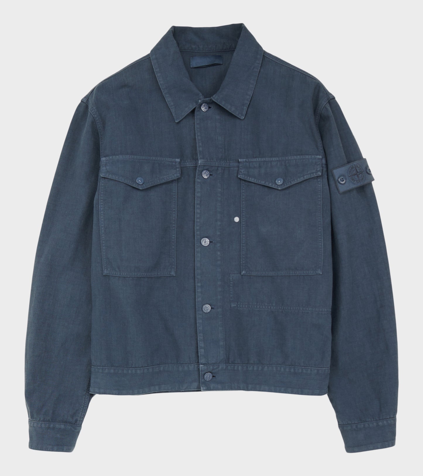 Bonded Linen-TC S.I. Ghost Jacket Dusty Petrol Blue