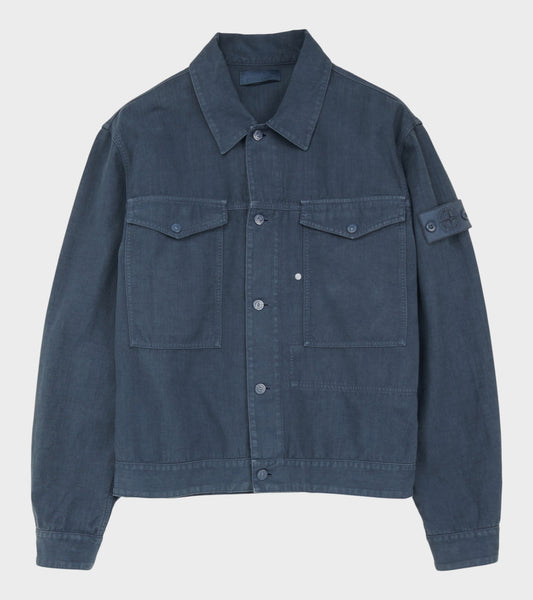 Bonded Linen-TC S.I. Ghost Jacket Dusty Petrol Blue