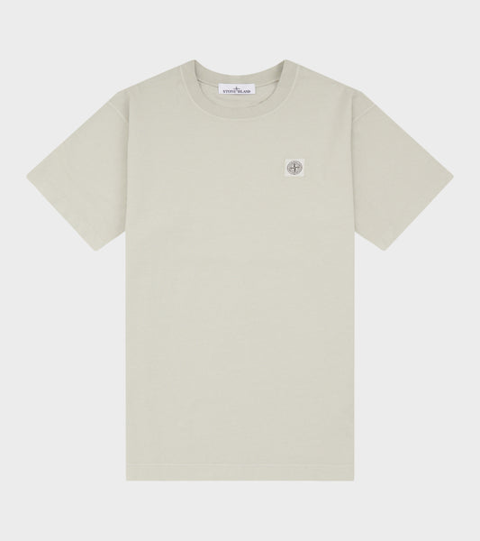 Boxy Logo T-shirt Beige