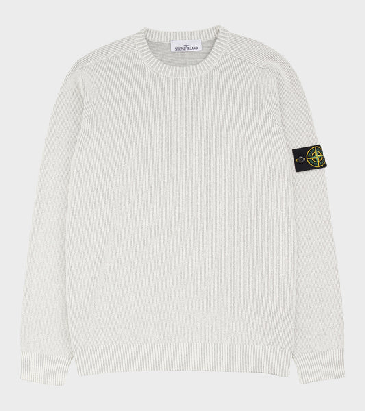 Cotton Rib Frotté Knit Off-white/Grey