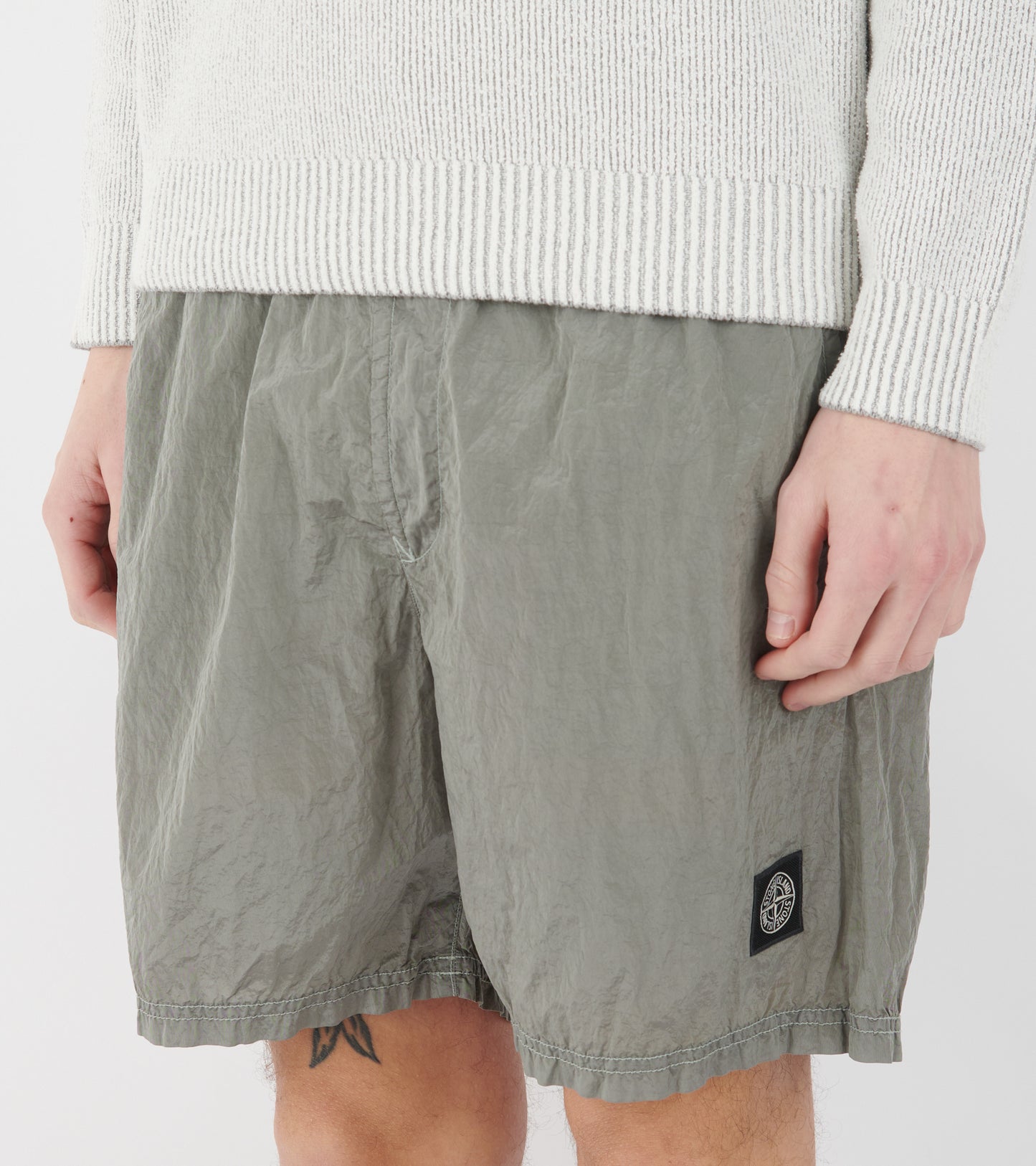 Econyl Nylon Swim Shorts Grey