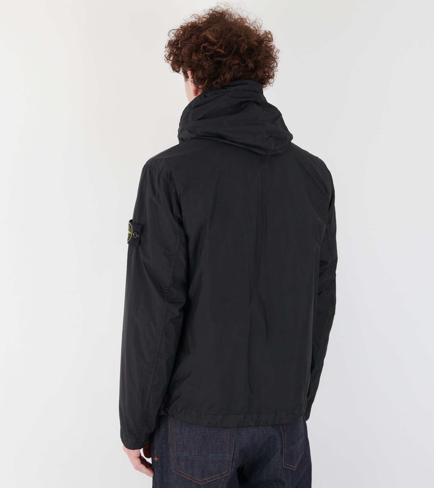 Garment Dyed Crinkle Reps NY Jacket Black