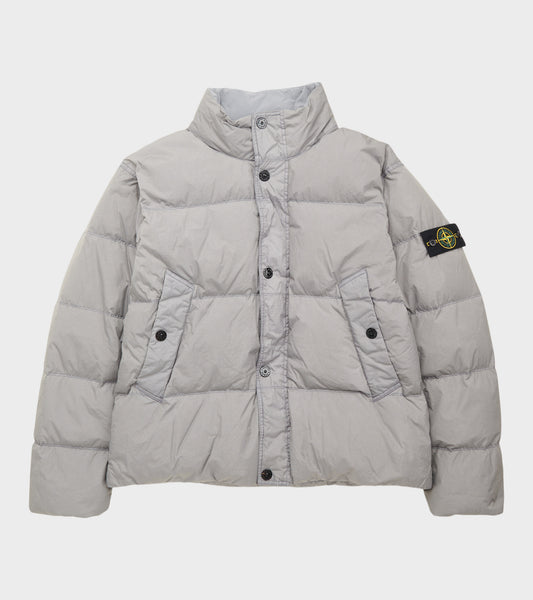 Garment Dyed Crinkle Reps NY Down Jacket Grey