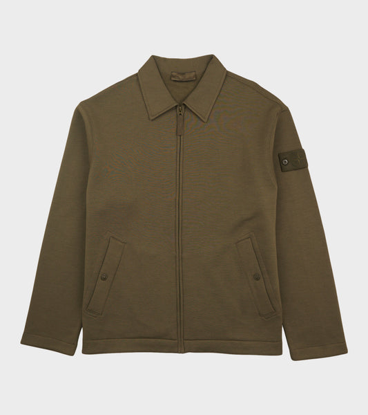 Ghost Overshirt Sweatshirt Olive Green