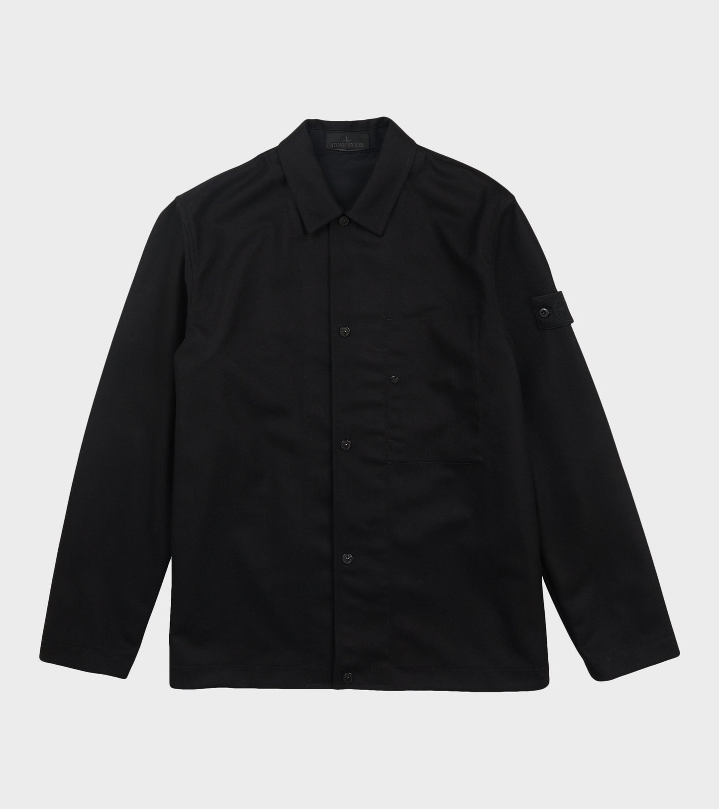 Ghost Wool Overshirt Black