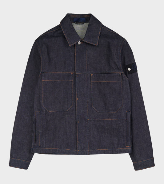 Indigo Denim Raw Jacket Blue