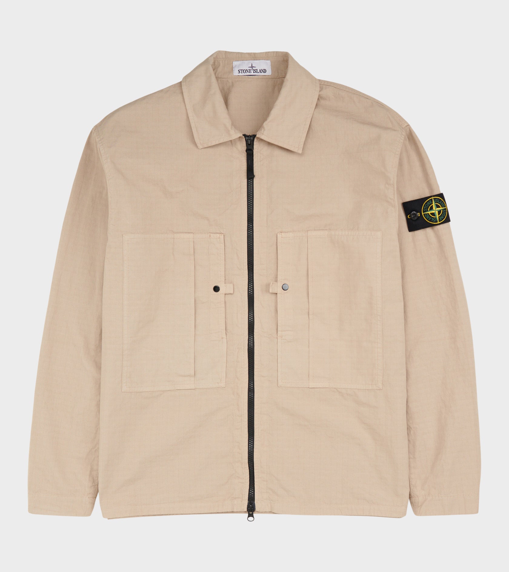 Cotton Ripstop Overshirt Beige – Dr. Adams
