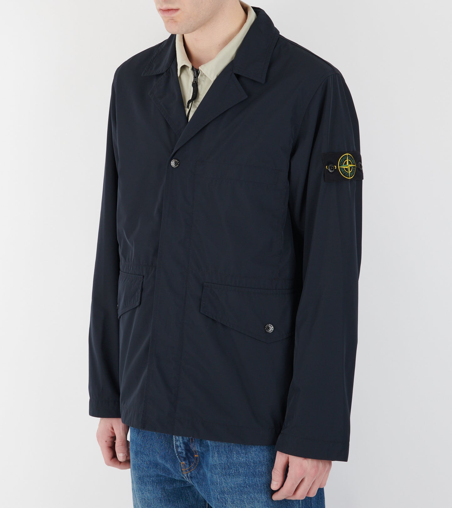 Micro Twill Jacket Navy