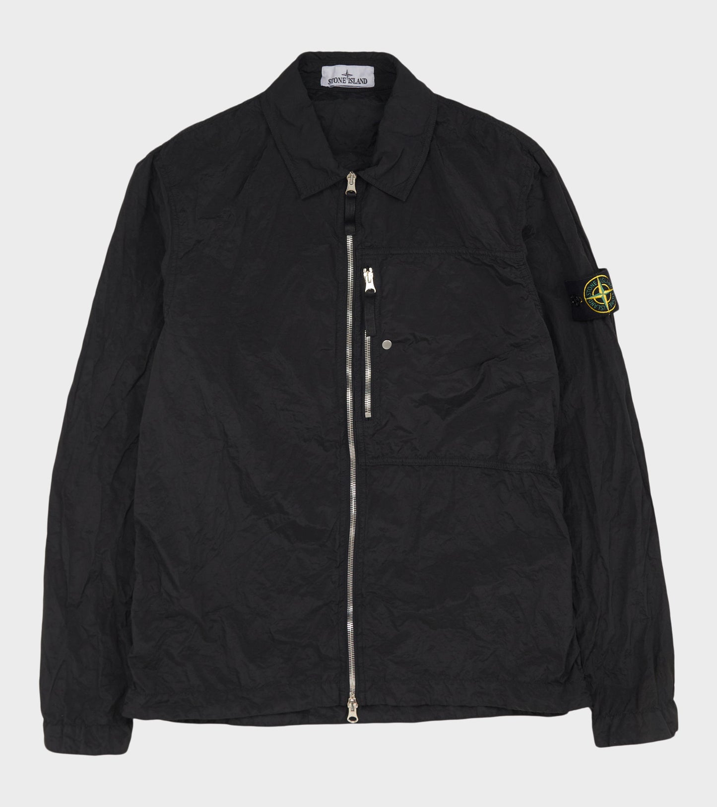 Econyl Nylon Overshirt Black