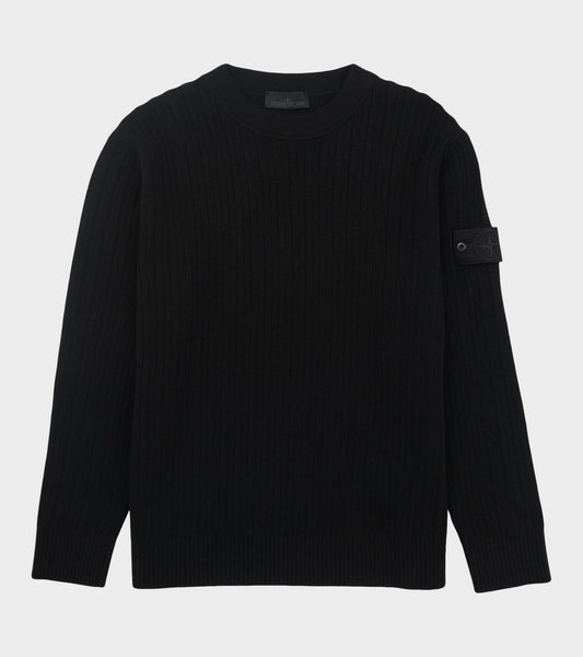 Ghost Structured Knit Black