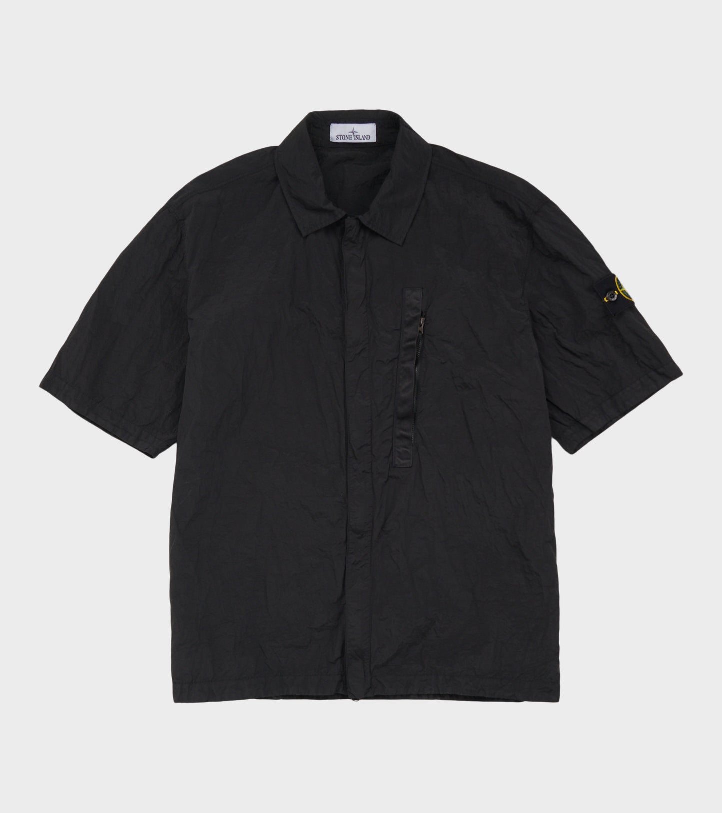 Econyl Nylon S/S Shirt Black