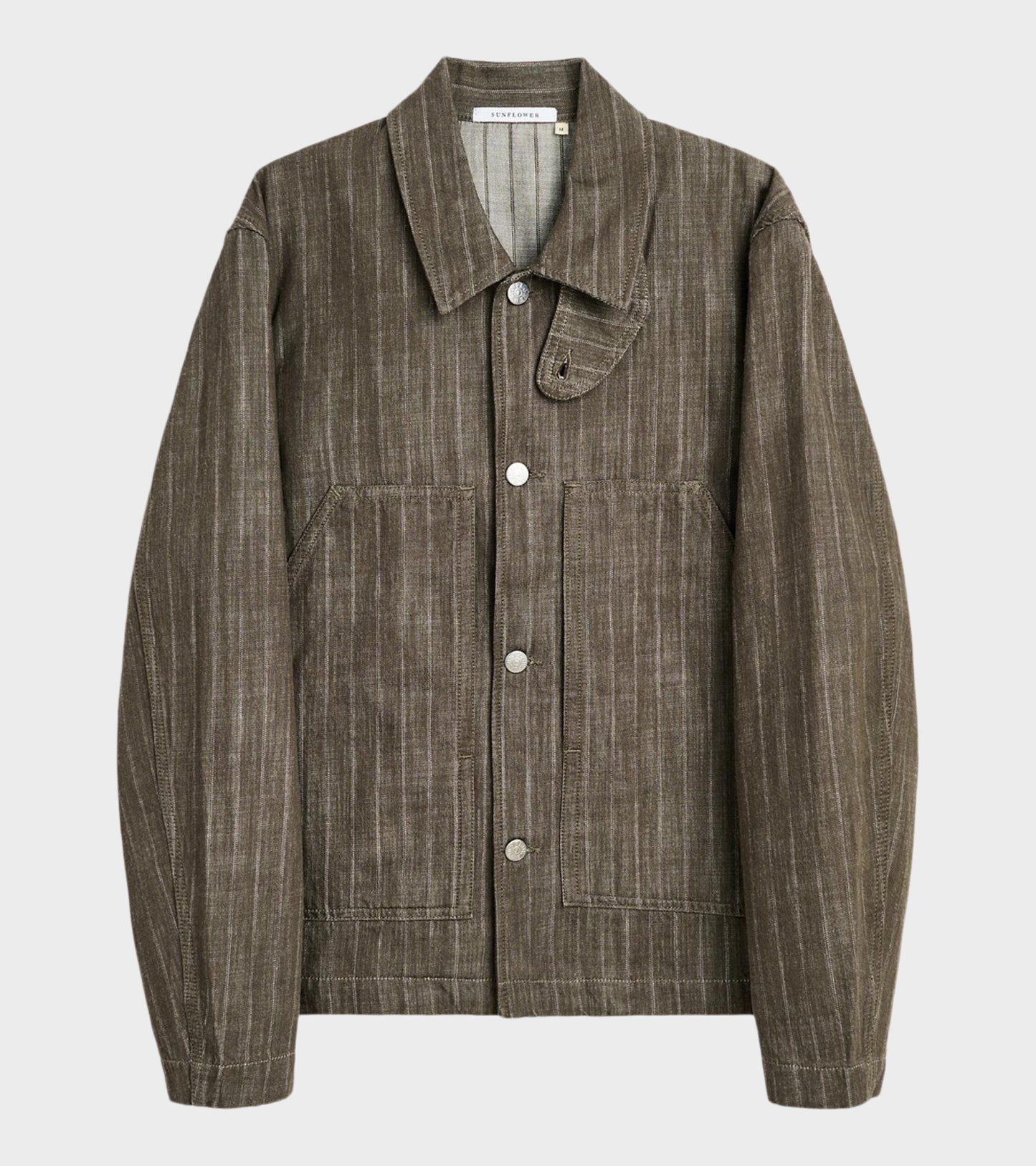 Labour Jacket Stripe Khaki