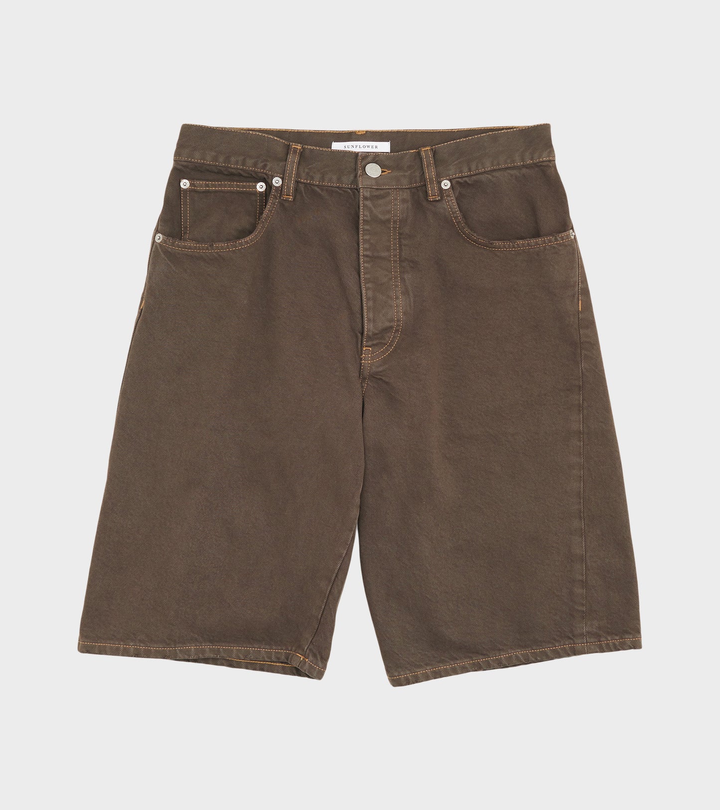 Wide Twist Short Vintage Brown