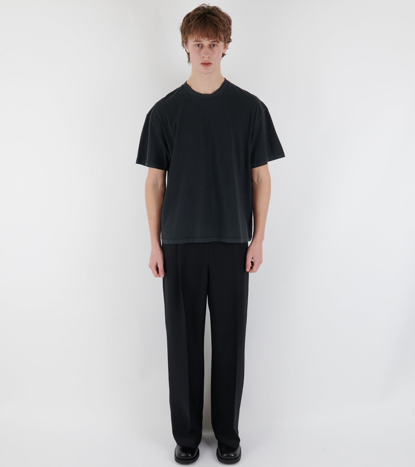 Back Logo Box Tee Black