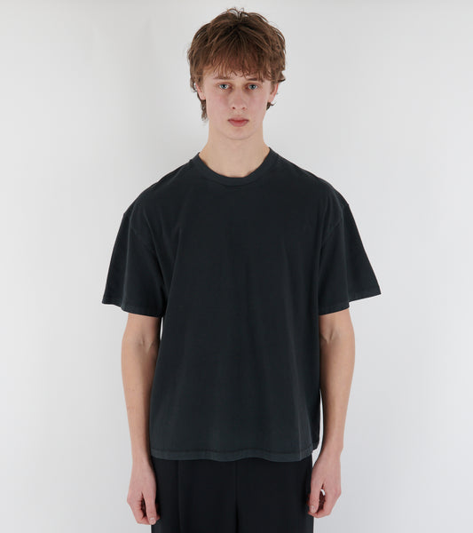 Back Logo Box Tee Black