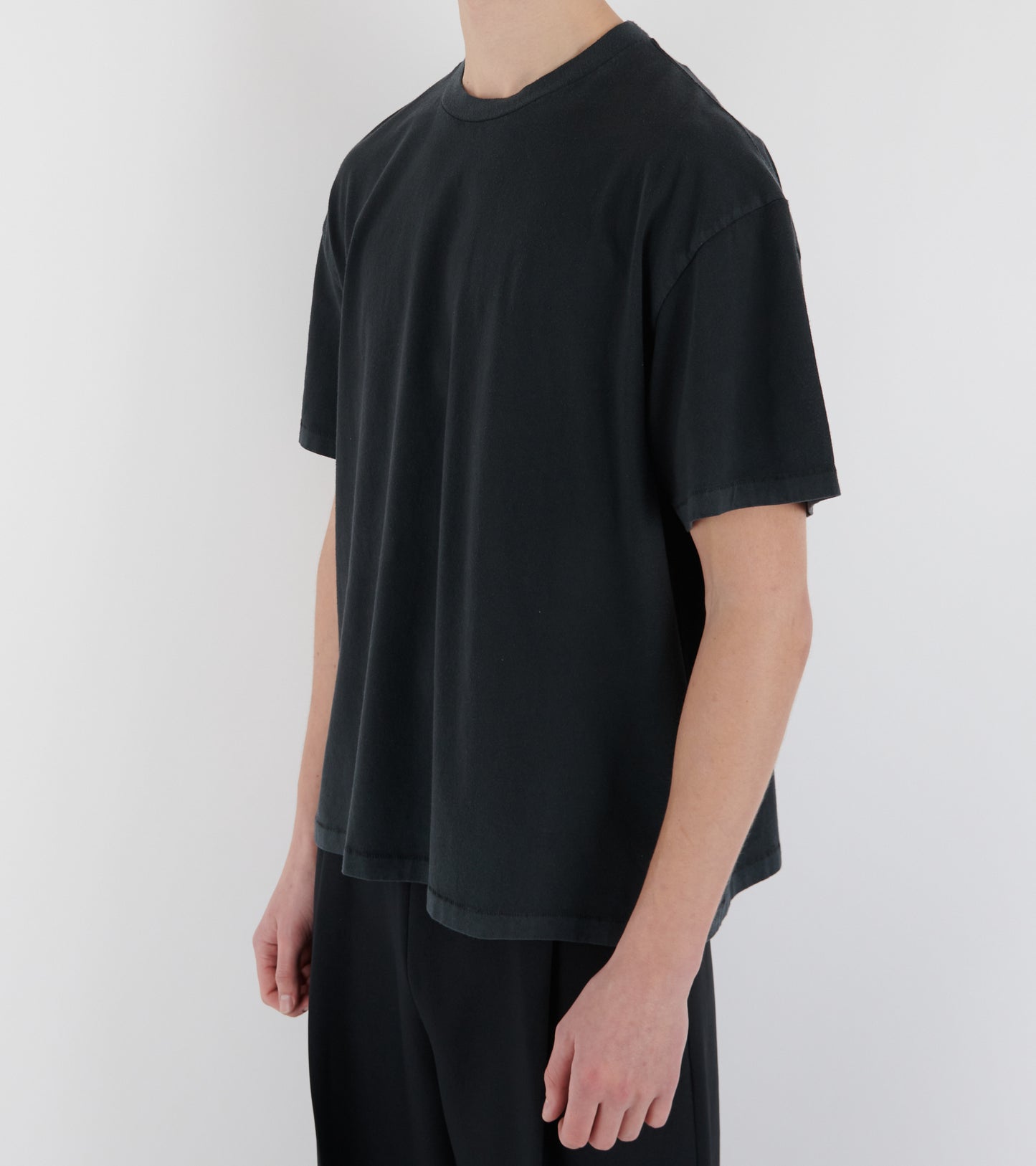 Back Logo Box Tee Black