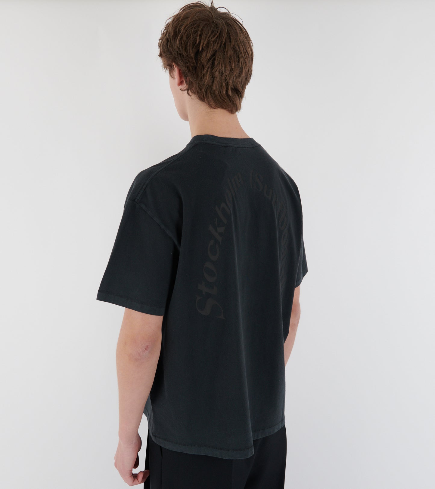 Back Logo Box Tee Black