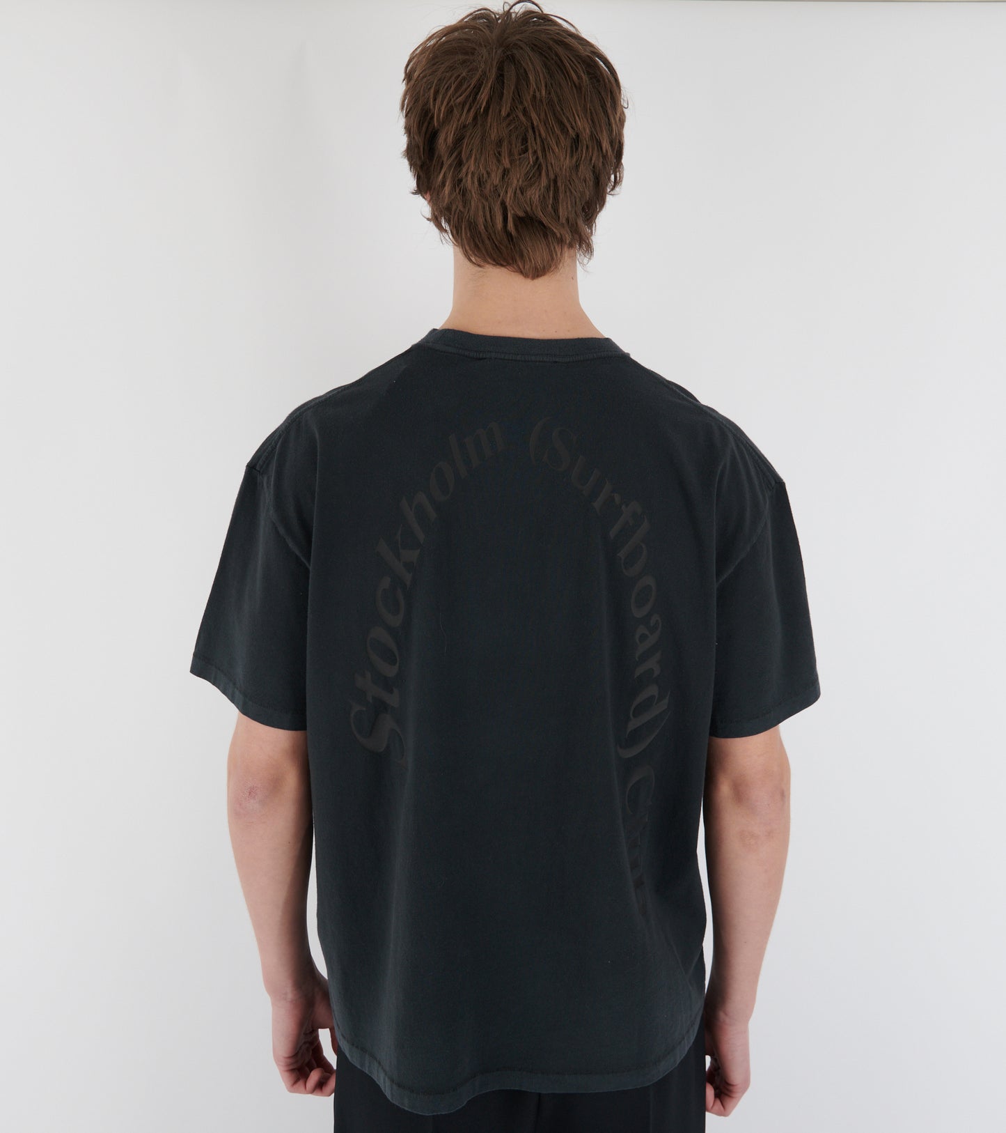 Back Logo Box Tee Black