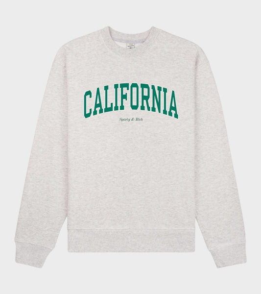 California Crewneck Heather Gray/Alpine