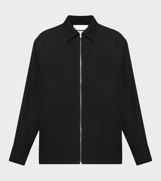 Sharp Wool Shirt Black