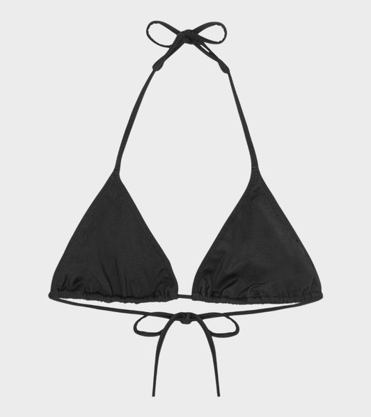 Triangle Bikini Top Black
