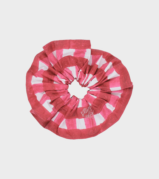 Scrunchie Red Chunky Gingham