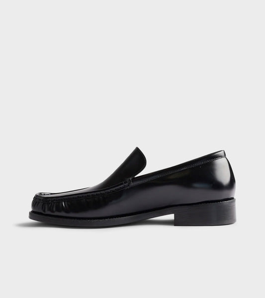 Leather Loafers Black