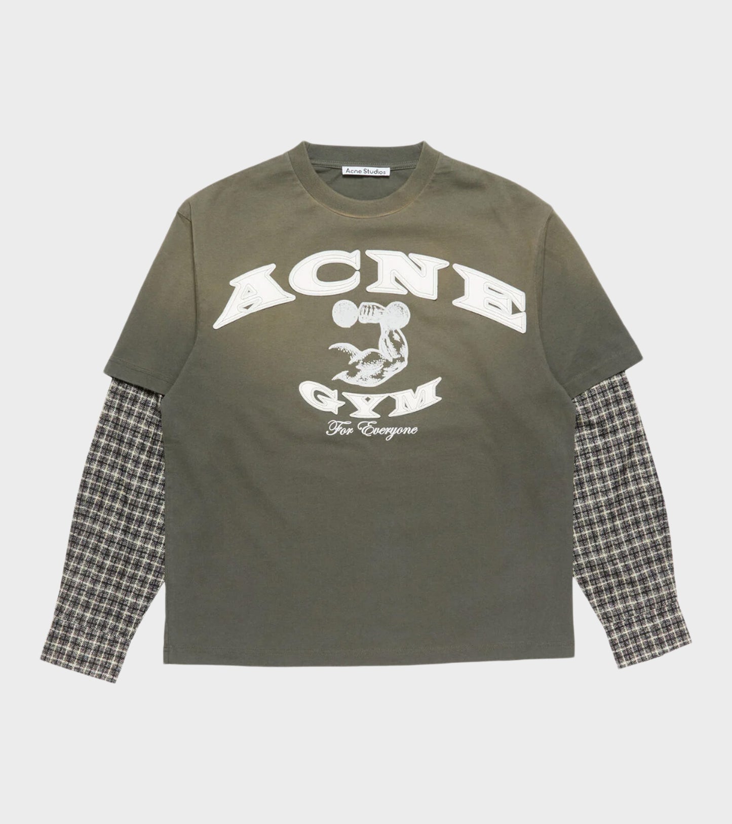 Layered Logo T-shirt Vintage Green