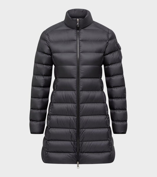 Igesse Mid-Length Down Jacket Black
