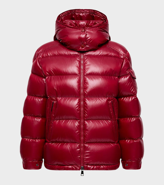 Maire Hooded Down Jacket Red