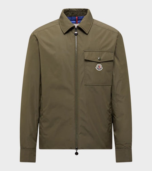 Vigeon Down Shirt Jacket Olive Green