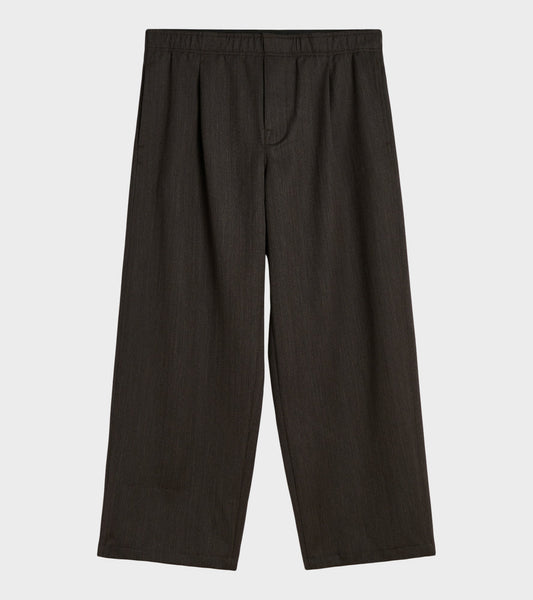 Leisure Trouser Havana Brown Chain Wool