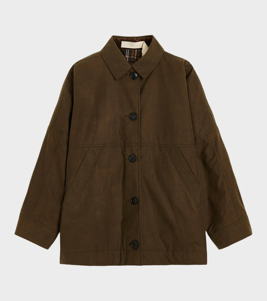 Moa Oilskin Jacket Bark
