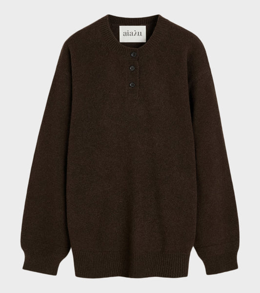 Franco Sweater Pure Dark Brown