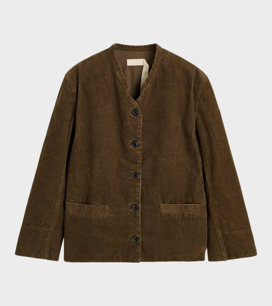 Angela Jacket Corduroy Bark
