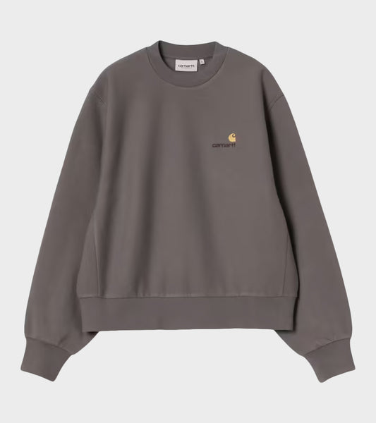 W' American Script Sweat Porphyry