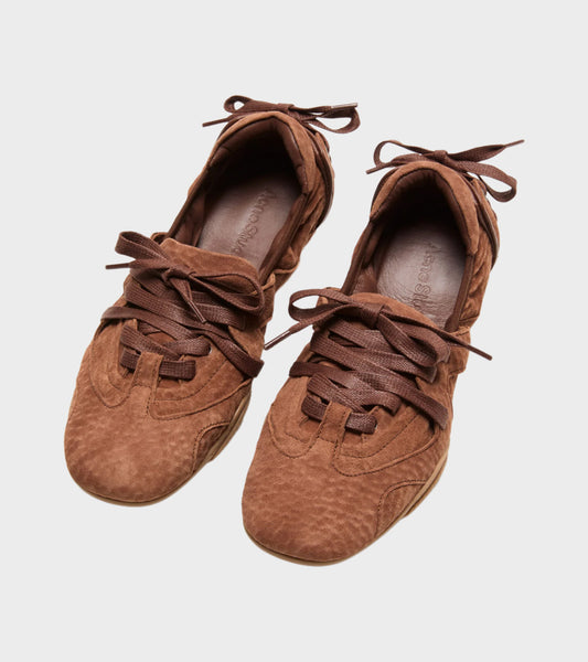 Lace Up Shoes Brown