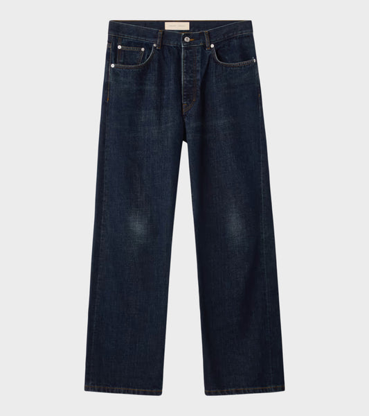 Vega Selvedge Denim Jeans Blue Scuro
