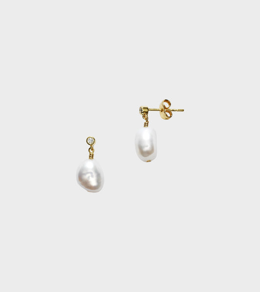 Pearl Earring Gold