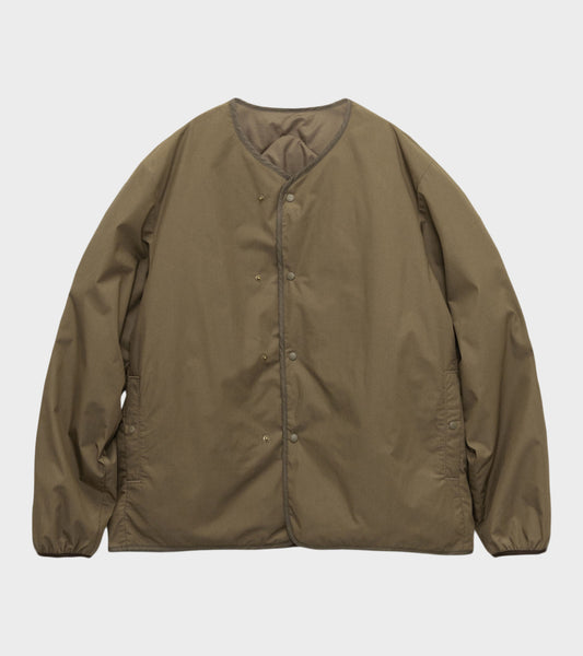 Reversible Down Cardigan Brown