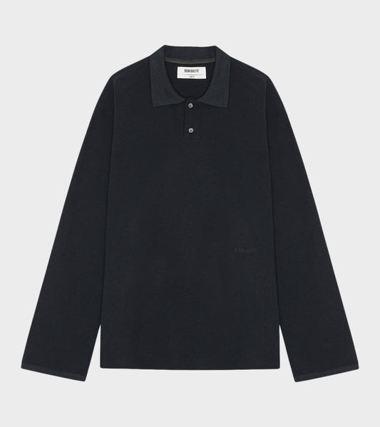 Lay2 Long-Sleeve Polo Ink