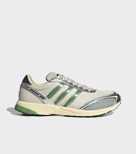Adizero Adios AND Cream White/Preloved Green/Dark Brown