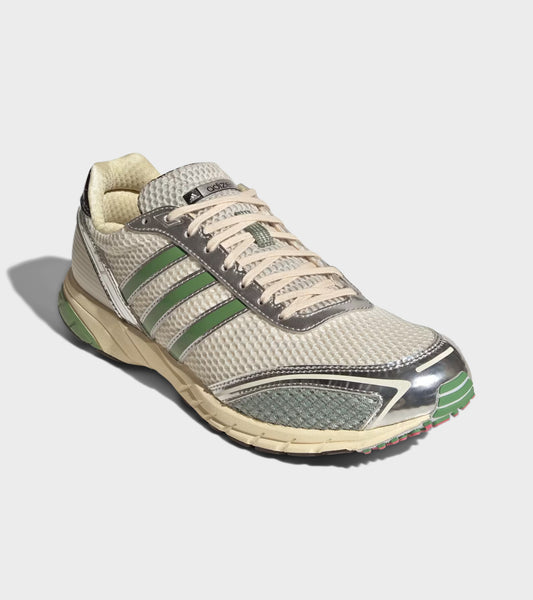 Adizero Adios AND Cream White/Preloved Green/Dark Brown