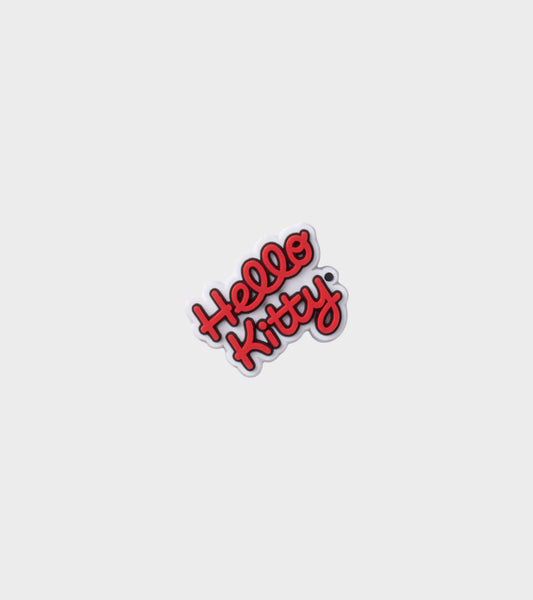 Hello Kitty Logo Charm Red