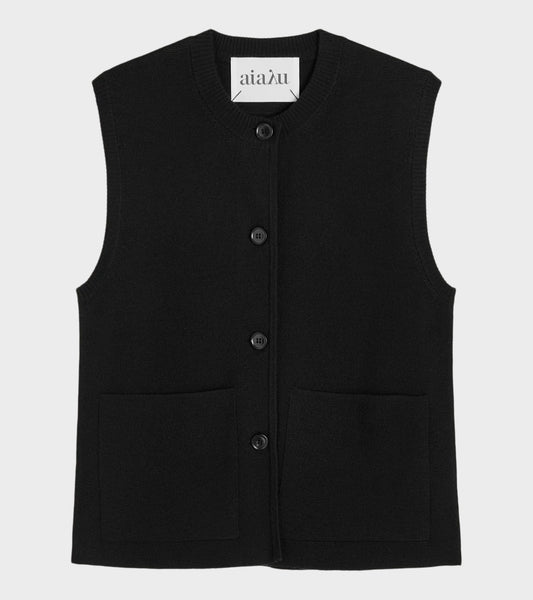 Elva Vest Black